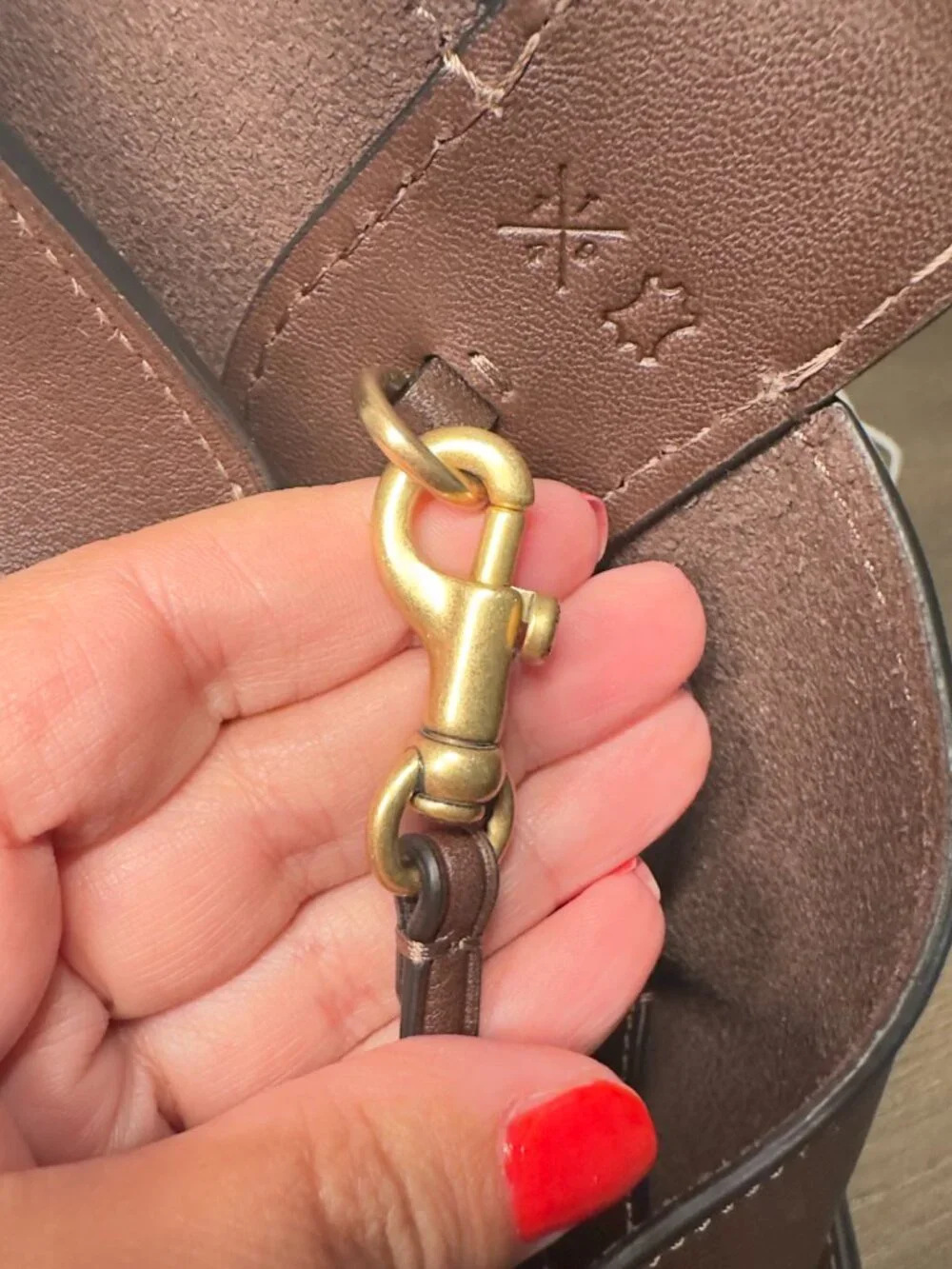 Coach Bleecker Bucket Bag in Maple Leather 2025